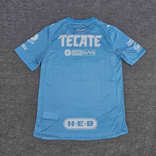 Player Version 2025-2026 Monterrey Blue Goalkeeper Soccer Jersey Menterrey Football Shirt