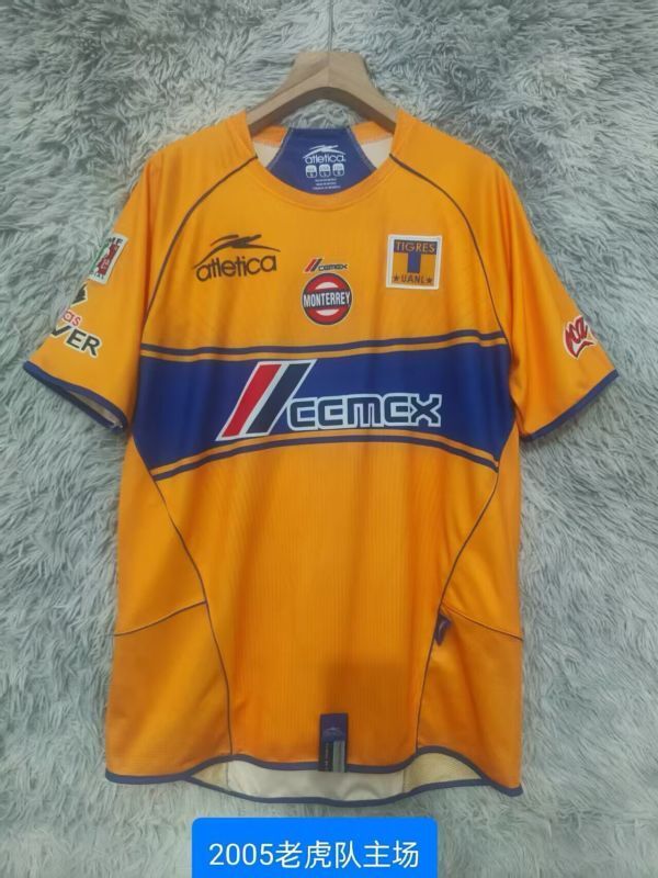 Retro Jersey 2005 Tigres UANL Home Soccer Jersey Vintage Football Shirt