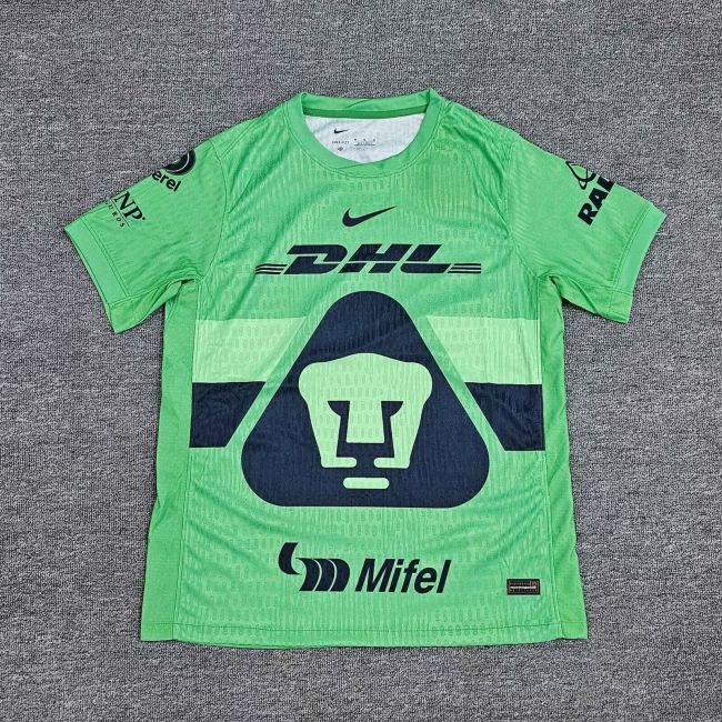 Player Version 2025-2026 Monterrey Green Goalkeeper Soccer Jersey Menterrey Football Shirt