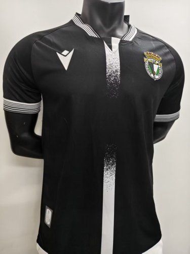 without Sponor Logos Fans Version 2025-2026 Burgos Away Black Soccer Jersey Football Shirt