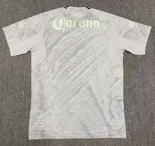 Player Version 2025-2026 Club America Aguilas Third Away Grey Soccer Jersey Football Shirt