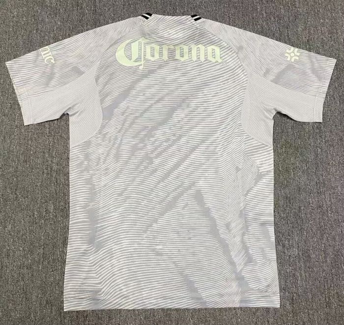 Player Version 2025-2026 Club America Aguilas Third Away Grey Soccer Jersey Football Shirt