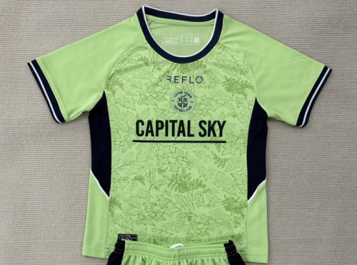 Fan Version 2025-2026 Luton Town Third Away Green Soccer Jersey Football Shirt