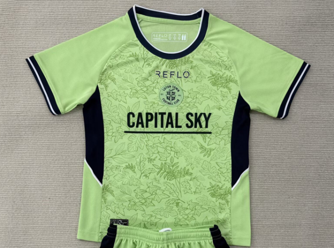 Fan Version 2025-2026 Luton Town Third Away Green Soccer Jersey Football Shirt