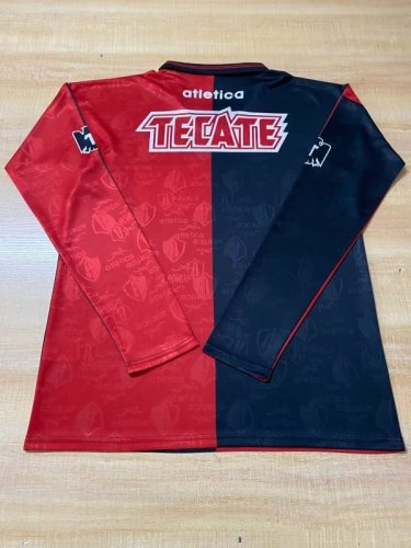 Long Sleeve Retro Jersey 1995-1996 Club Atlas Home Soccer Jersey Vintage Football Shirt