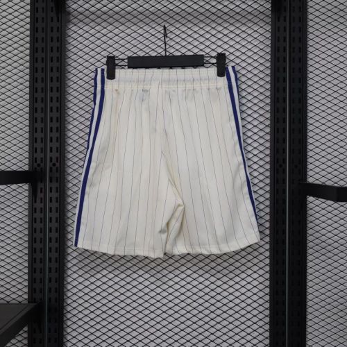 Fan Version 2025-2026 Chelsea White/Blue Icon Soccer Shorts Football Shorts