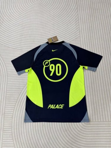 Palace NK 90 Model Grey/Dark Blue/Green Blank Soccer Training Jersey DIY Cutoms Uniform