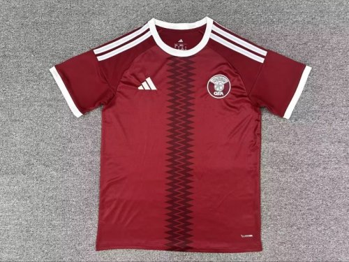 Fan Version 2026 Qatar Home Soccer Jersey Football Shirt