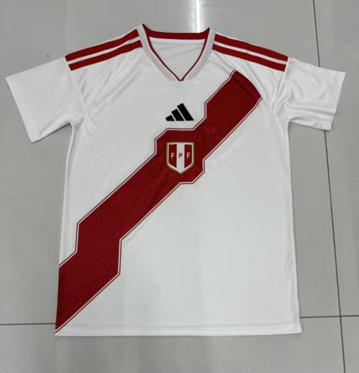 Fans Version 2026 Peru Home Soccer Jersey Football Shirt