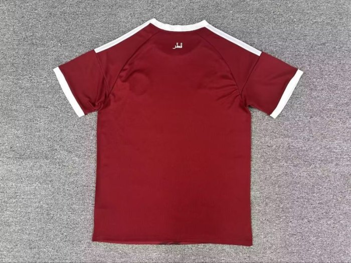 Fan Version 2026 Qatar Home Soccer Jersey Football Shirt