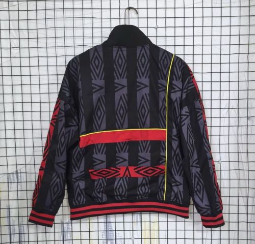 Retro Jacket 1993-1995 Manchester United Black Soccer Windbreaker Jacket Football Jacket