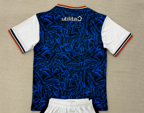 Fan Version 2025-2026 Luton Town Away Blue Soccer Jersey Football Shirt