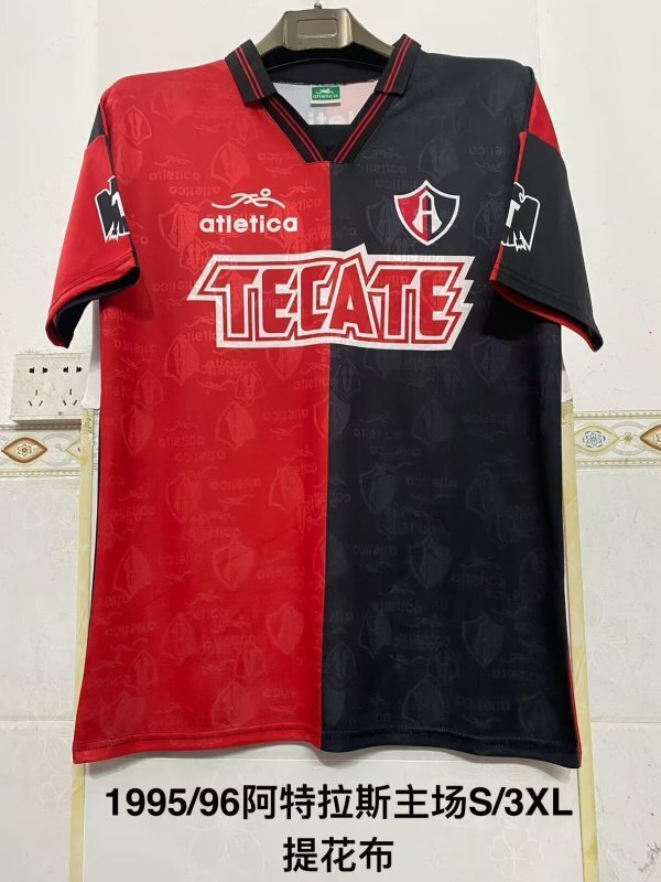 Retro Jersey 1995-1996 Club Atlas Home Soccer Jersey Vintage Football Shirt
