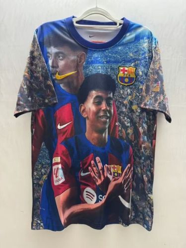 Barca Camisetas de Futbol Fans Version 2025-2026 Barcelona LAMINE YAMAL 10 Soccer Jersey