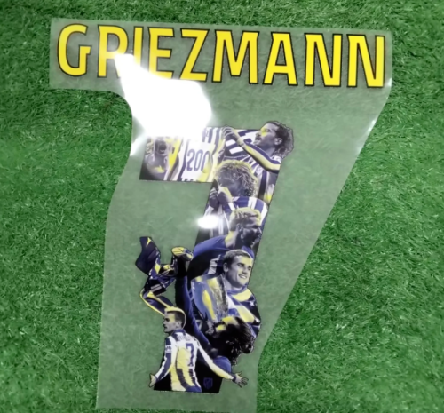 Atletico Madrid 7 GRIEZMANN Lettering