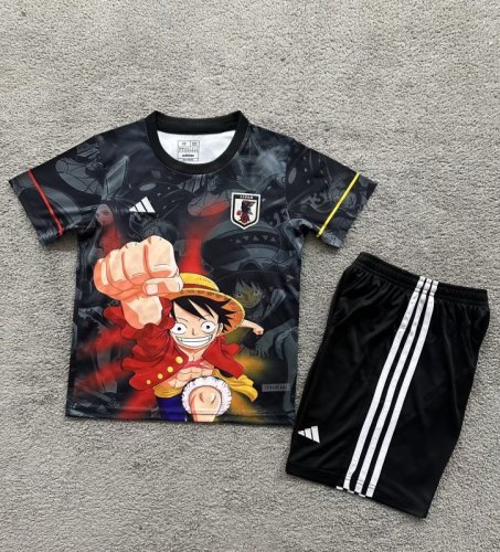 Youth Uniform Kids Kit 2025 Japan Comic Soccer Jersey Shorts Child Football Set