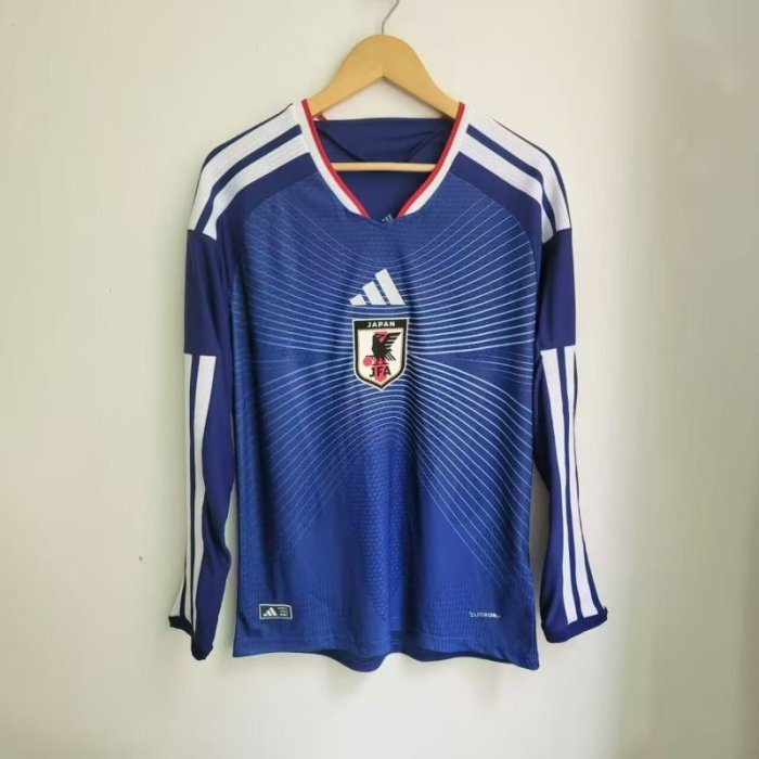 Long Sleeve Fan Version 2026 Japan Home Soccer Jersey Football Shirt