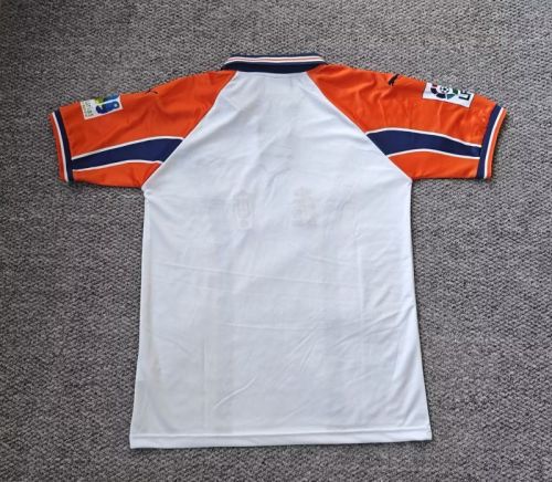 with LFP Patch Retro Jersey 2000-2001 Real Oviedo Away White Soccer Jersey Vintage Football Shirt
