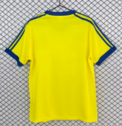 Retro Jersey 1977-1980 Nottingham Forest Away Yellow Soccer Jersey Vintage Football Shirt