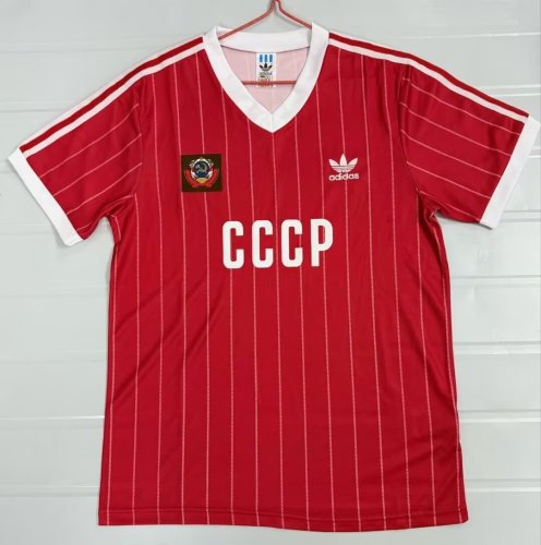 Retro Jersey 1982-1983 USSR Russia Home Soccer Jersey Vintage Football Shirt