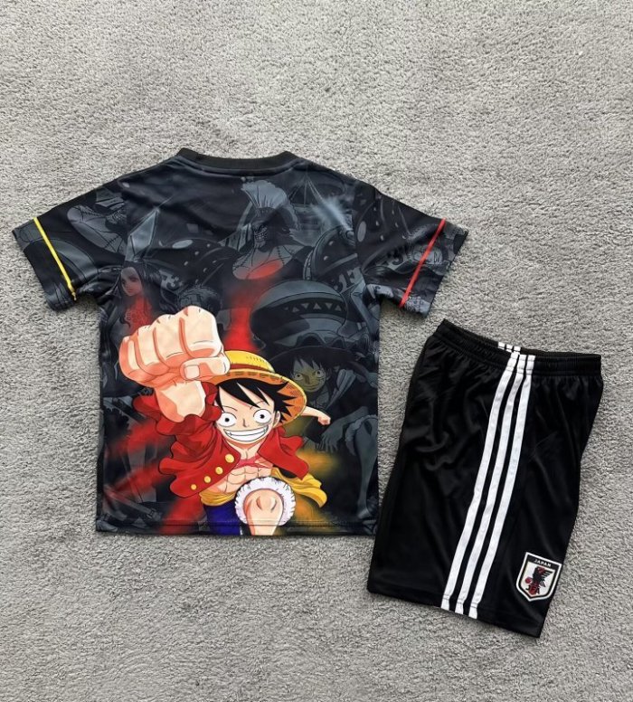Youth Uniform Kids Kit 2025 Japan Comic Soccer Jersey Shorts Child Football Set