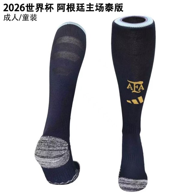 Youth/Adult 2026 World Cup Argentina Home Soccer Socks Football Socks