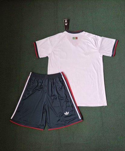 Adult Uniform 2026 Mexico Away White Soccer Jersey Shorts Men's Football Kit