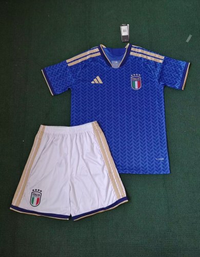 Adult Uniform 2026-2027 Italy Home Soccer Jersey Shorts Menn's Football Kit