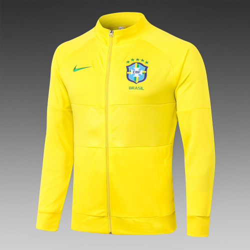 2024-2025 Brazil Yellow Soccer Jacket Brasil Football Jacket