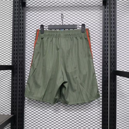 Fan Version 2025-2026 Bayern Munich Dark Green Icon Soccer Shorts Football Shorts