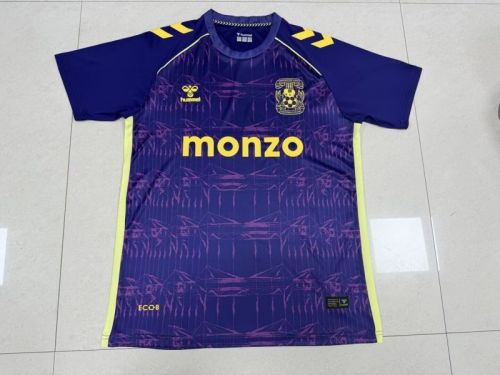 Fans Version 2025-2026 Coventry City Purple Goalkeeper Soccer Jersey Football Shirt