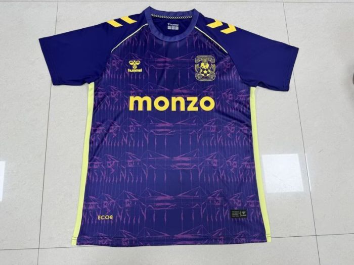 Fans Version 2025-2026 Coventry City Purple Goalkeeper Soccer Jersey Football Shirt