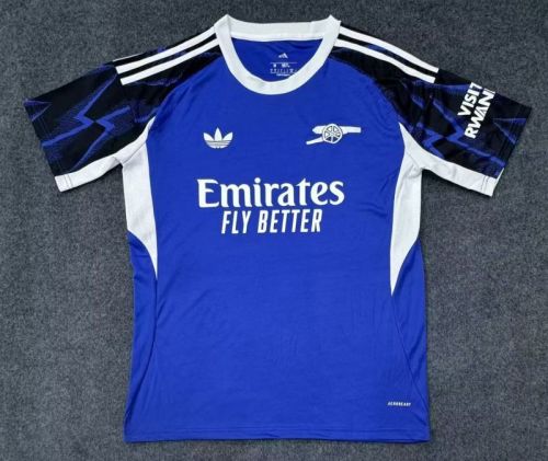 Fan Version Arsenal 2025-2026 Blue/White Soccer Training Jersey Football Shirt