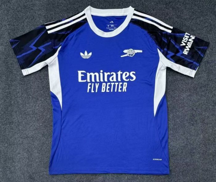 Fan Version Arsenal 2025-2026 Blue/White Soccer Training Jersey Football Shirt