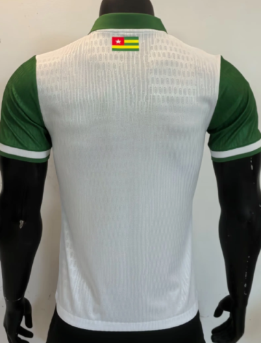Player Version 2026 Togo White Soccer Jersey Football Shirt