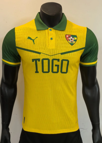 Player Version 2026 Togo Yellow Soccer Jersey Football Shirt