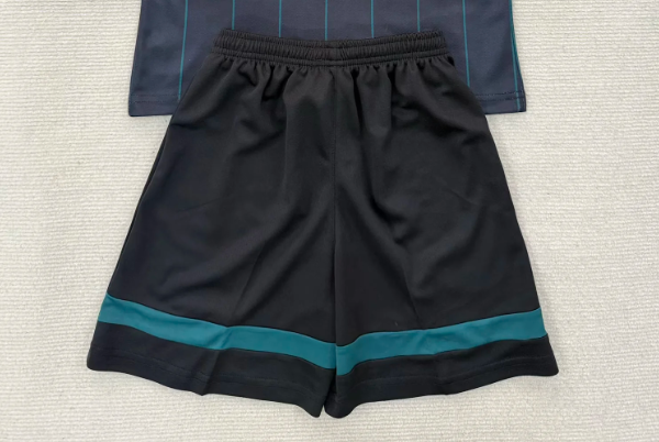 Fan Version 2025-2026 Hibernian Third Away Black Soccer Shorts Football Shorts