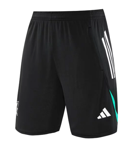 Fan Version 2025-2026 Liverpool Black/Green Soccer Training Shorts Football Shorts