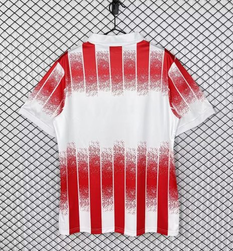 Retro Jersey 1991-1992 AS Cannes Home Soccer Jersey Vintage Football Shirt