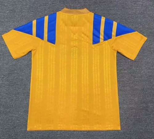 Fan Version 2025-2026 Tigres UANL Yellow Soccer Jersey Football Top