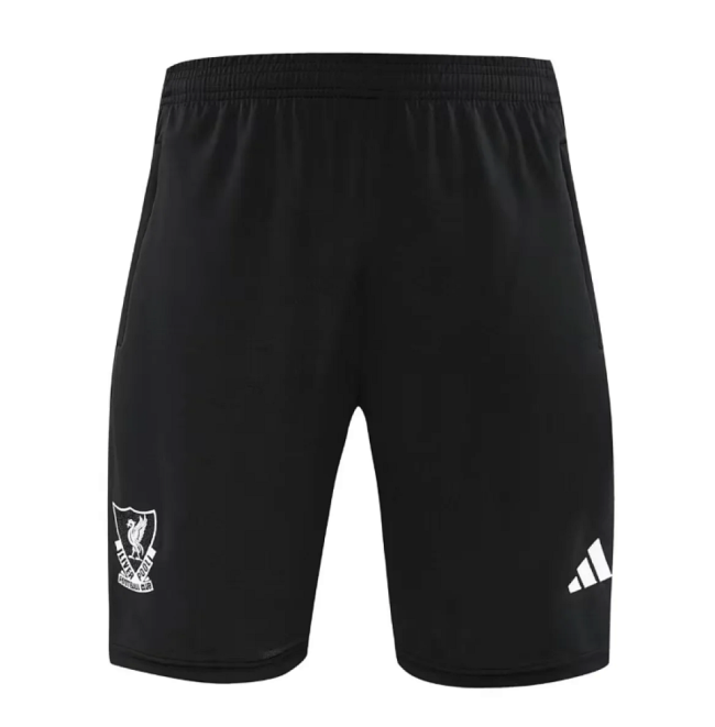 Fan Version 2025-2026 Liverpool Black/Green Soccer Training Shorts Football Shorts