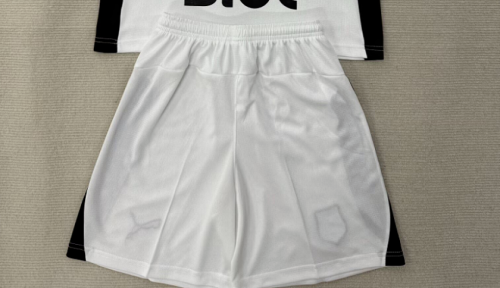 Fan Version 2025-2026 Stade Rennais Away White Soccer Shorts Football Shorts
