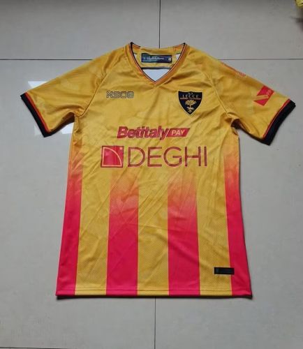 Fan Version 2025-2026 Lecce Home Soccer Jersey Football Shirt