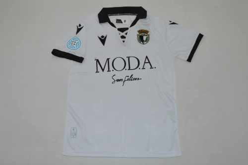 with Sponor Logo+Patch Fans Version 2025-2026 Burgos Home Soccer Jersey Football Shirt