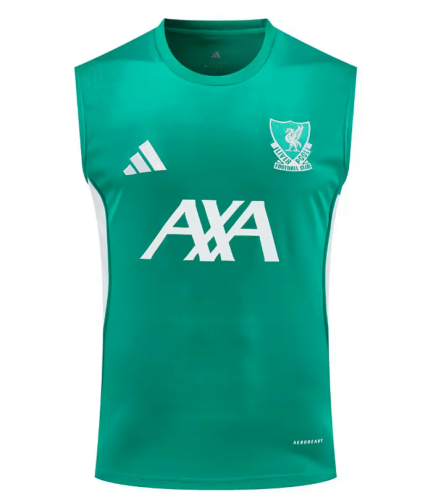 Fan Version 2025-2026 Liverpool Green Soccer Training Vest Football Shirt
