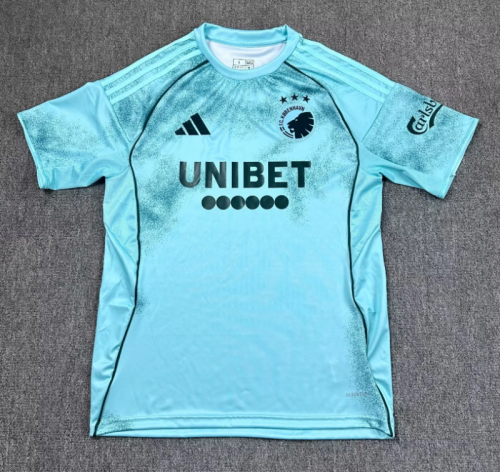 Fan Version 2025-2026 Copenhagen Third Away Blue Soccer Jersey Football Shirt