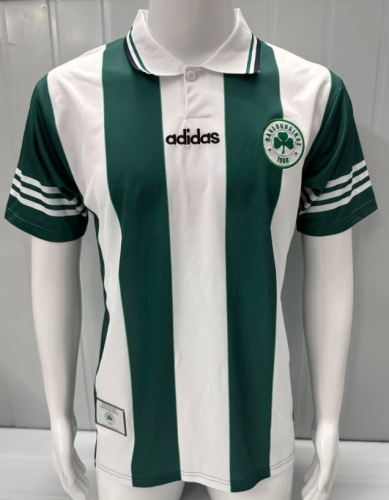 Retro Jersey 1996-1997 Panathinaikos Home Soccer Jersey Football Shirt