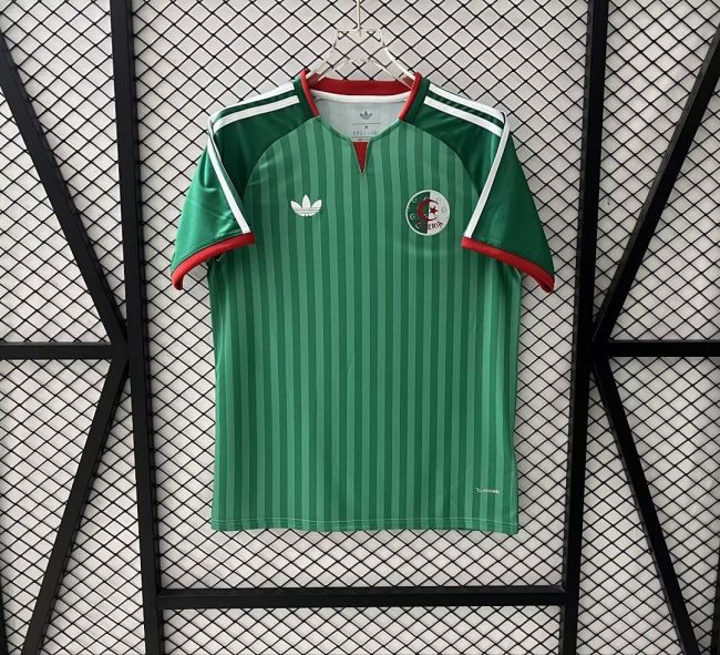 Fans Version 2026 Algeria Away Green Soccer Jersey Football Shirt