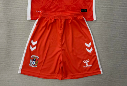 Fan Version 2025-2026 Coventry City Away Red Soccer Shorts Football Shorts