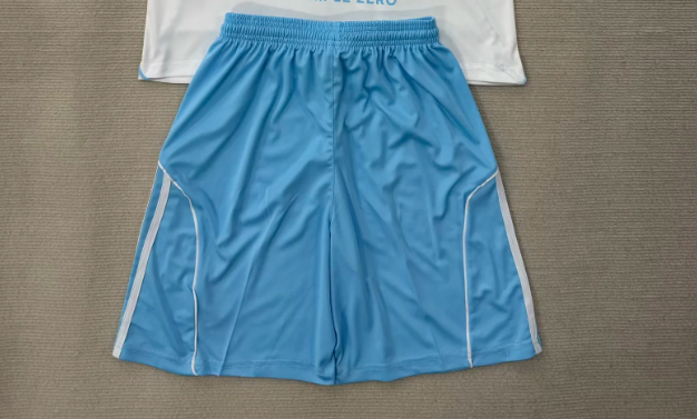 Fan Version 2025-2026 Zaragoza Home Soccer Shorts Football Shorts